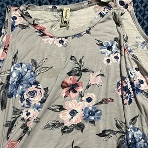 Pomelo dress with floral pattern